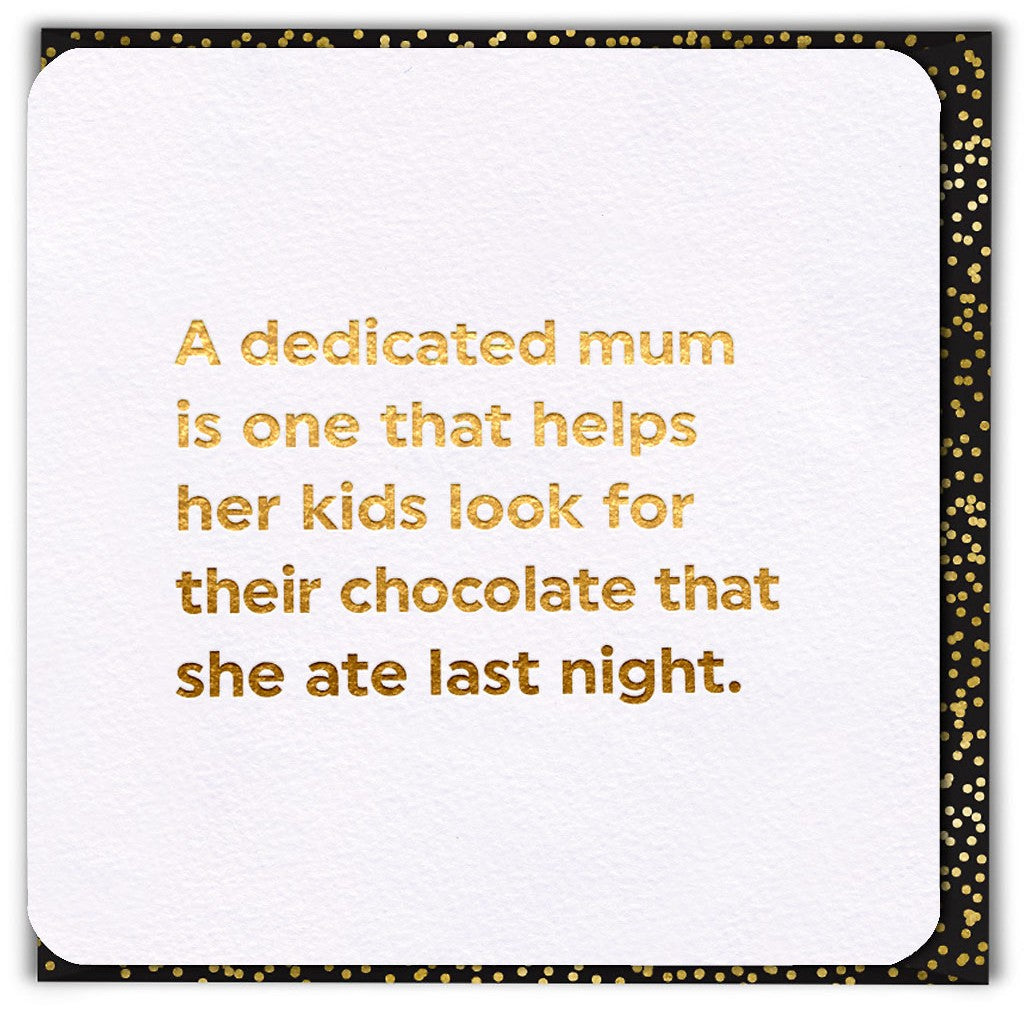 Dedicated Mum Funny Mother's Day Card By Penny Black