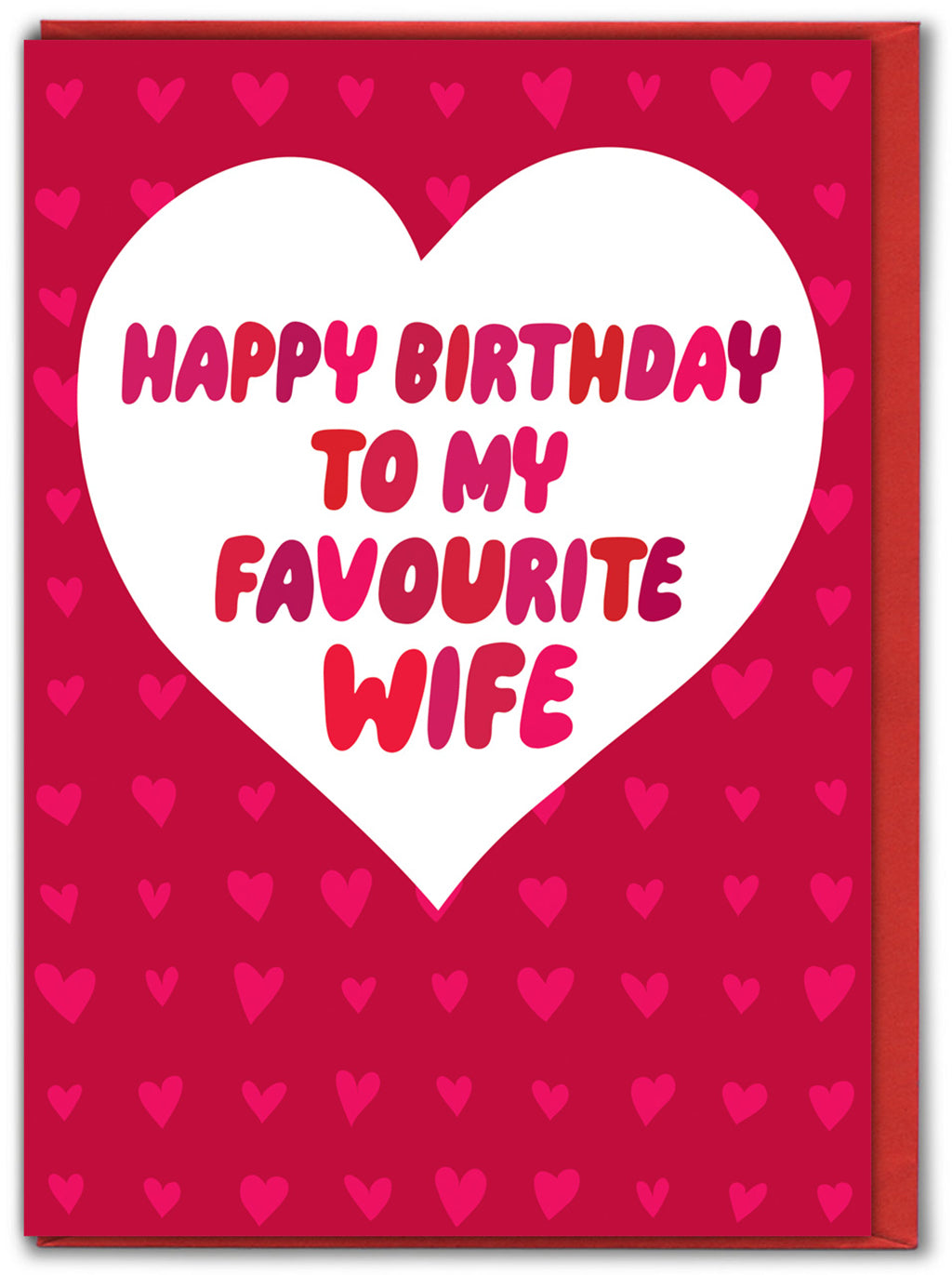 Favourite Wife Funny Birthday Card from Penny Black