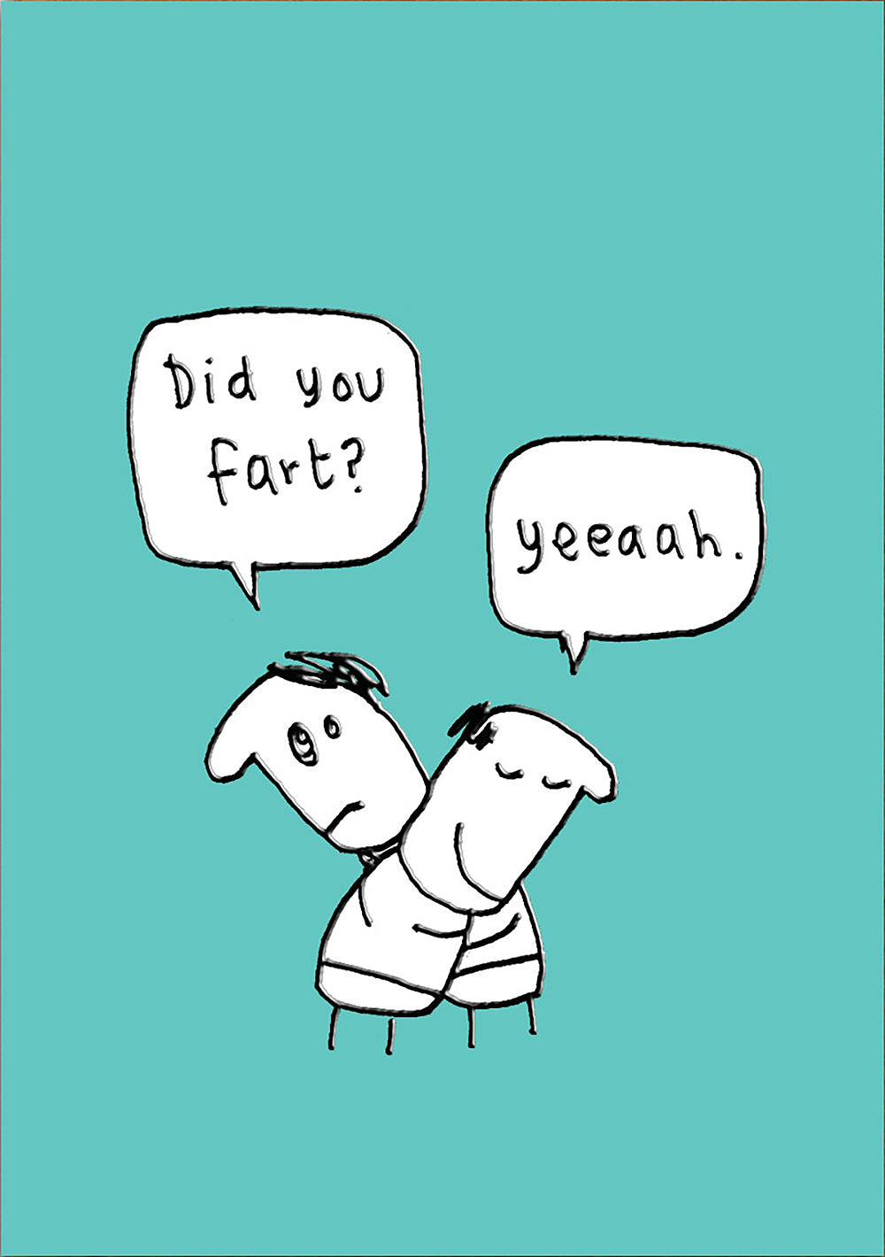 Did You Fart? Funny Card at Penny Black