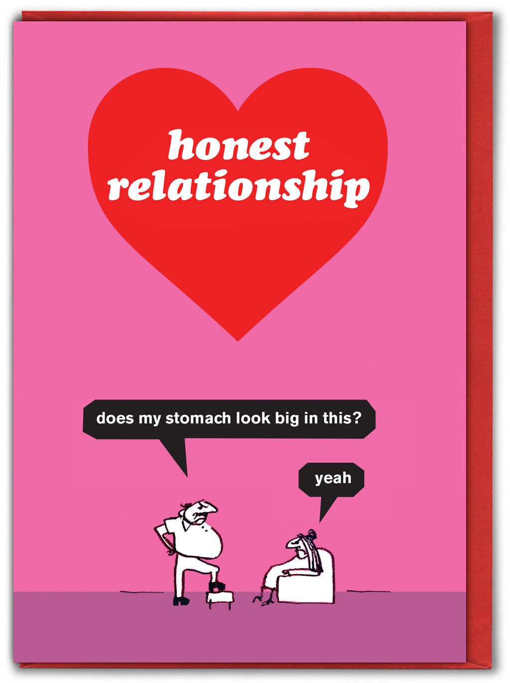 Honest Relationship Funny Valentine's Day Card By Penny Black