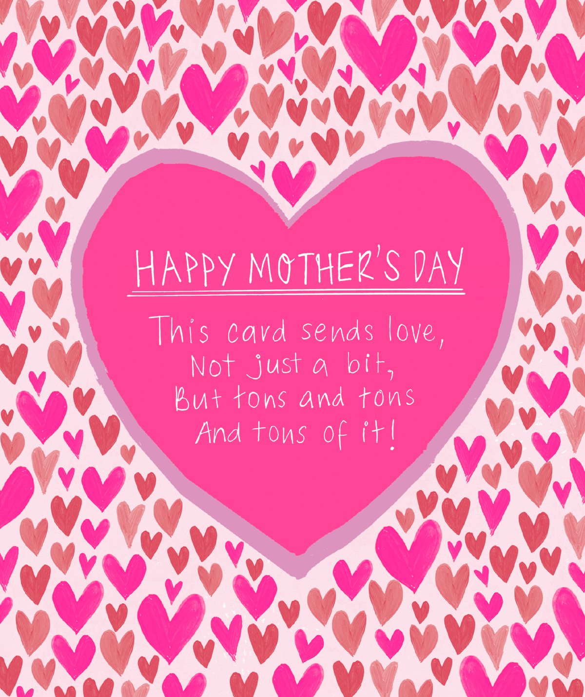 Tons of It Sweet Poem Mother&#39;s Day Card by penny black