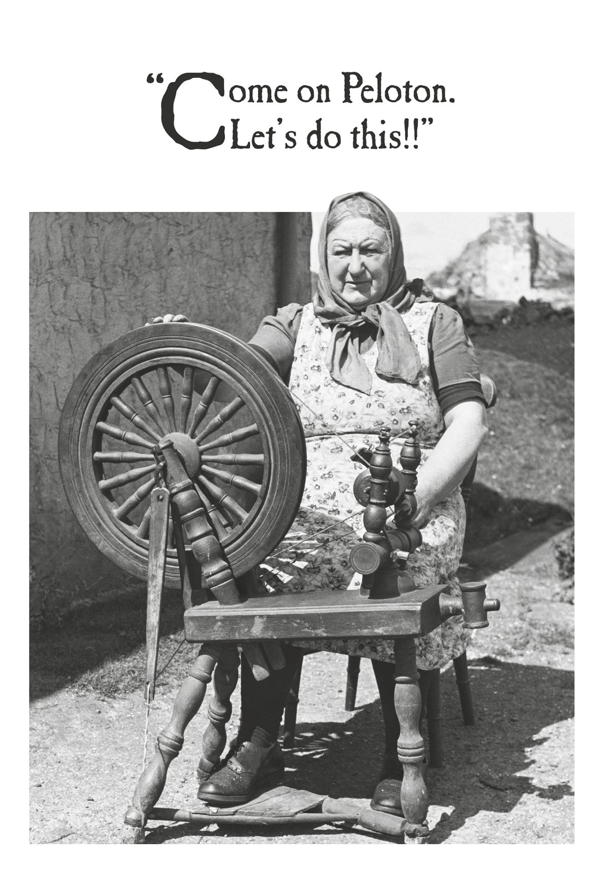 Come On Peleton Funny Card from Penny Black