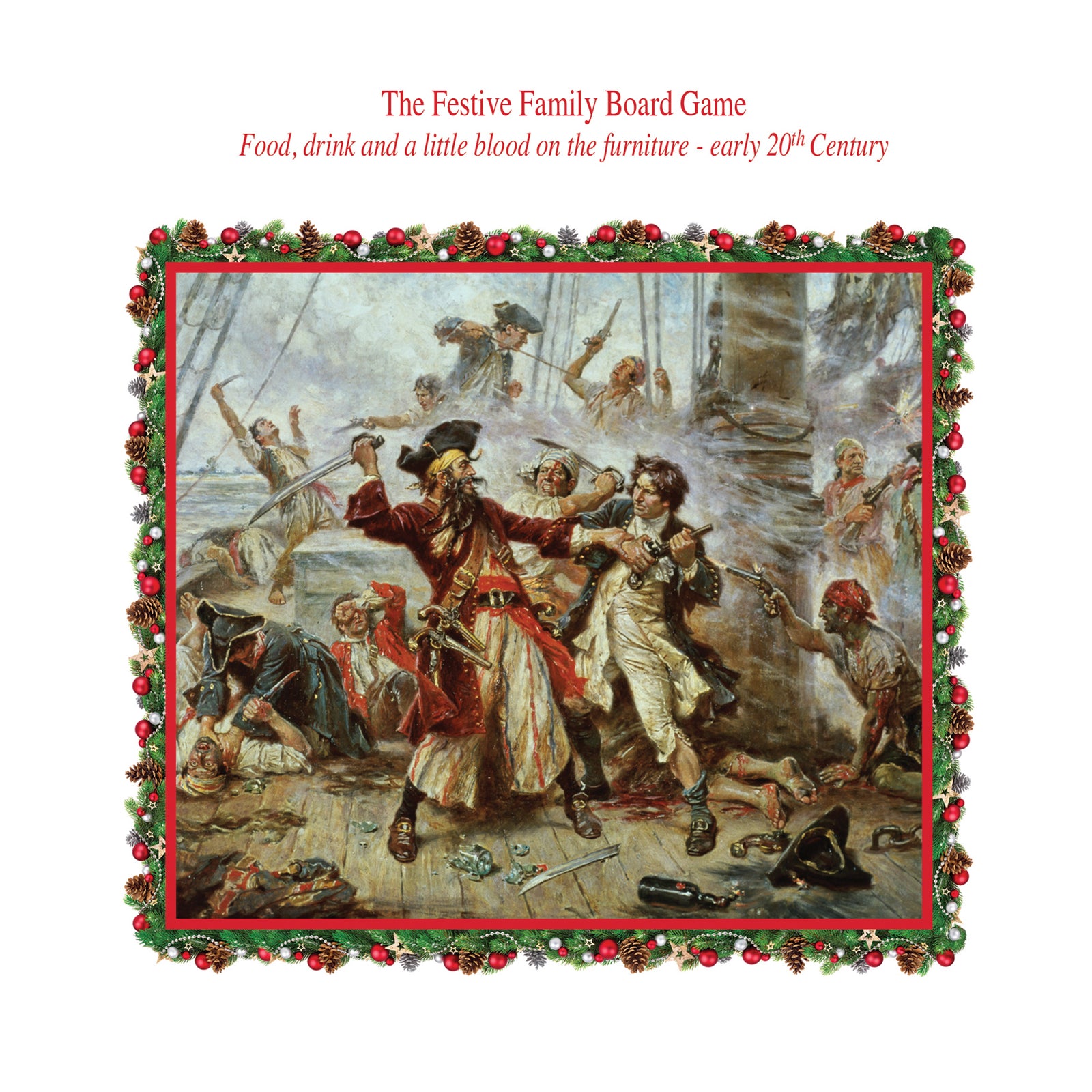 Festive Family Board Game Funny Christmas Card By Penny Black