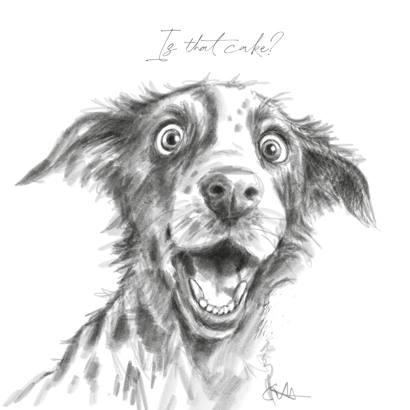 Is That Cake Dog Birthday Card from Penny Black