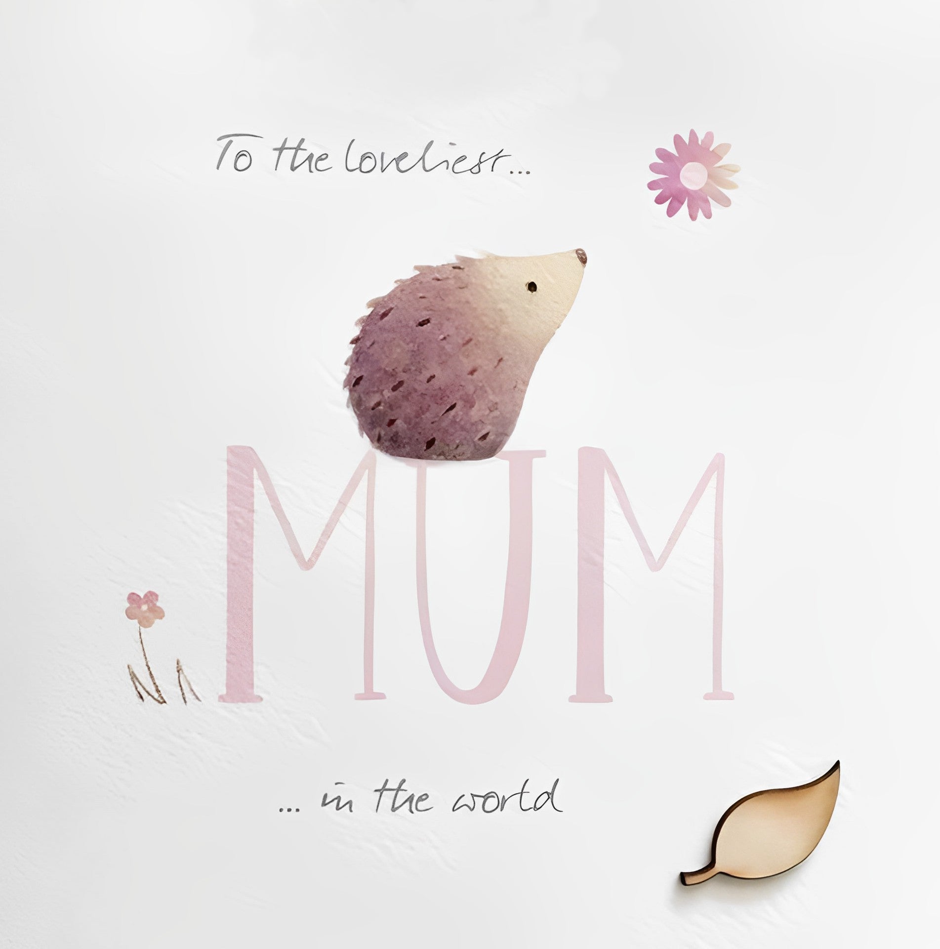 Loveliest Mum Hedgehog Birthday Card from Penny Black