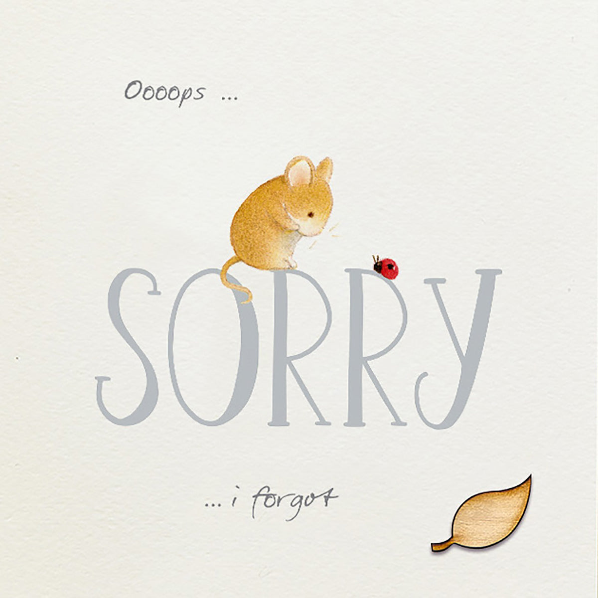 Oops Sorry I Forgot Belated Birthday Card from Penny Black