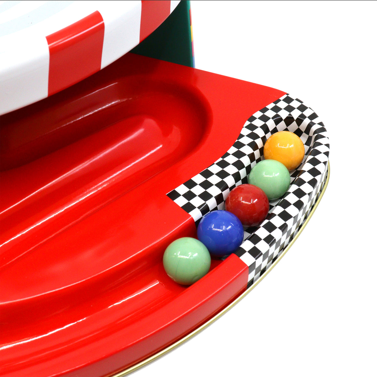 Whirly Derby Marble Racing Game showing marbles by penny black
