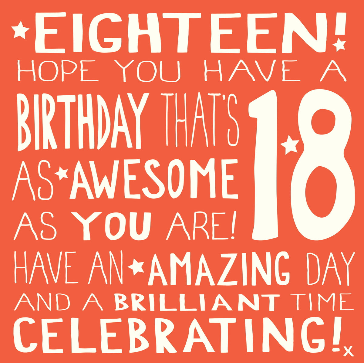 Brilliant Time Celebrating 18th Birthday Card from Penny Black