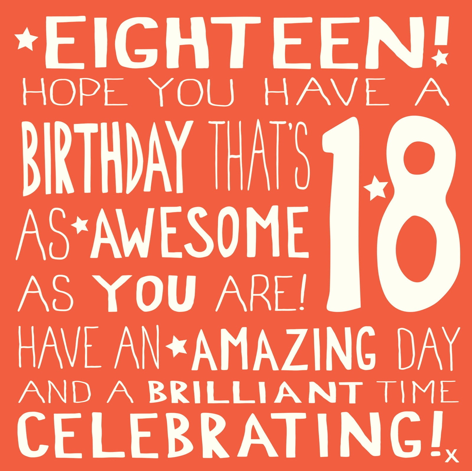 Brilliant Time Celebrating 18th Birthday Card from Penny Black