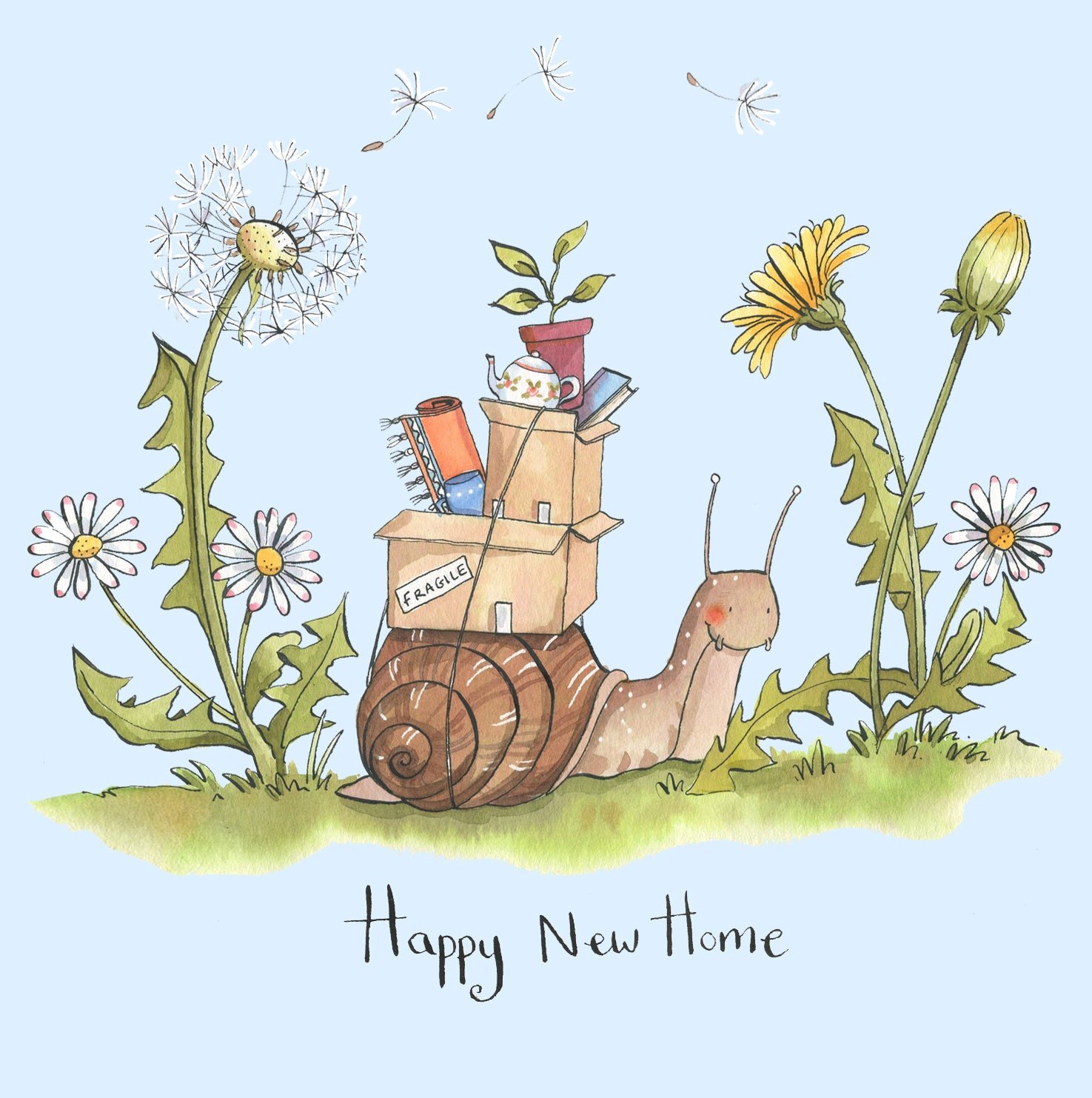 Snail New Home Card from Penny Black