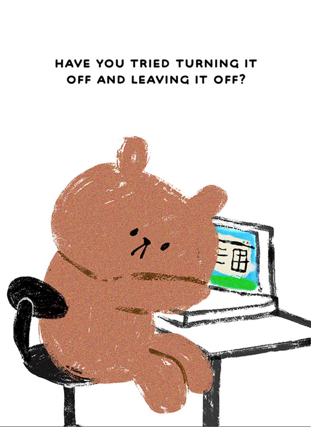 Tried Leaving Off Funny Card from Penny Black