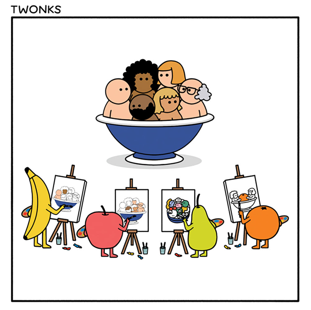 Still Life Drawing Class Funny Card from Penny Black