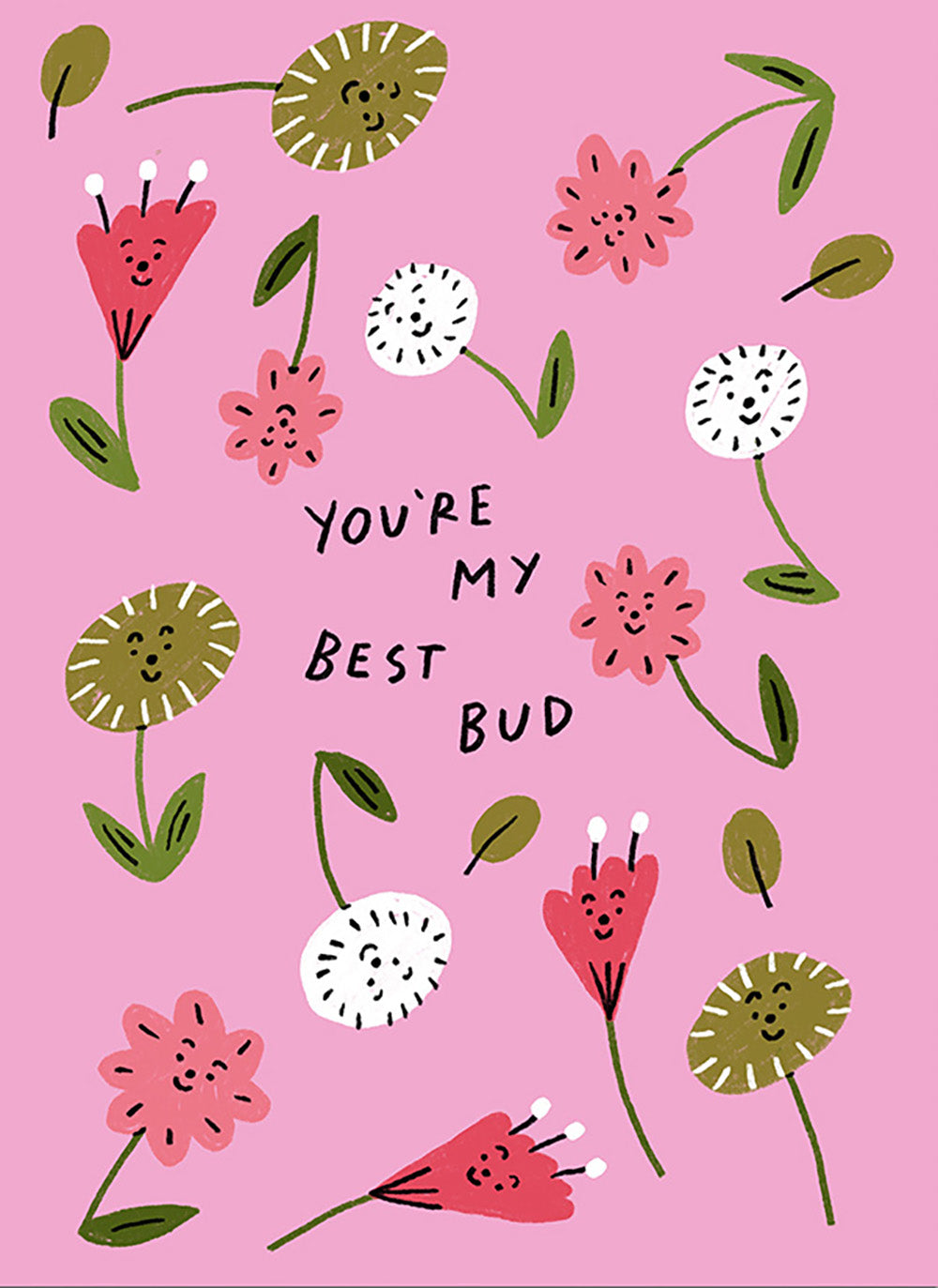 You’re My Best Bud Floral Friendship Card from Penny Black
