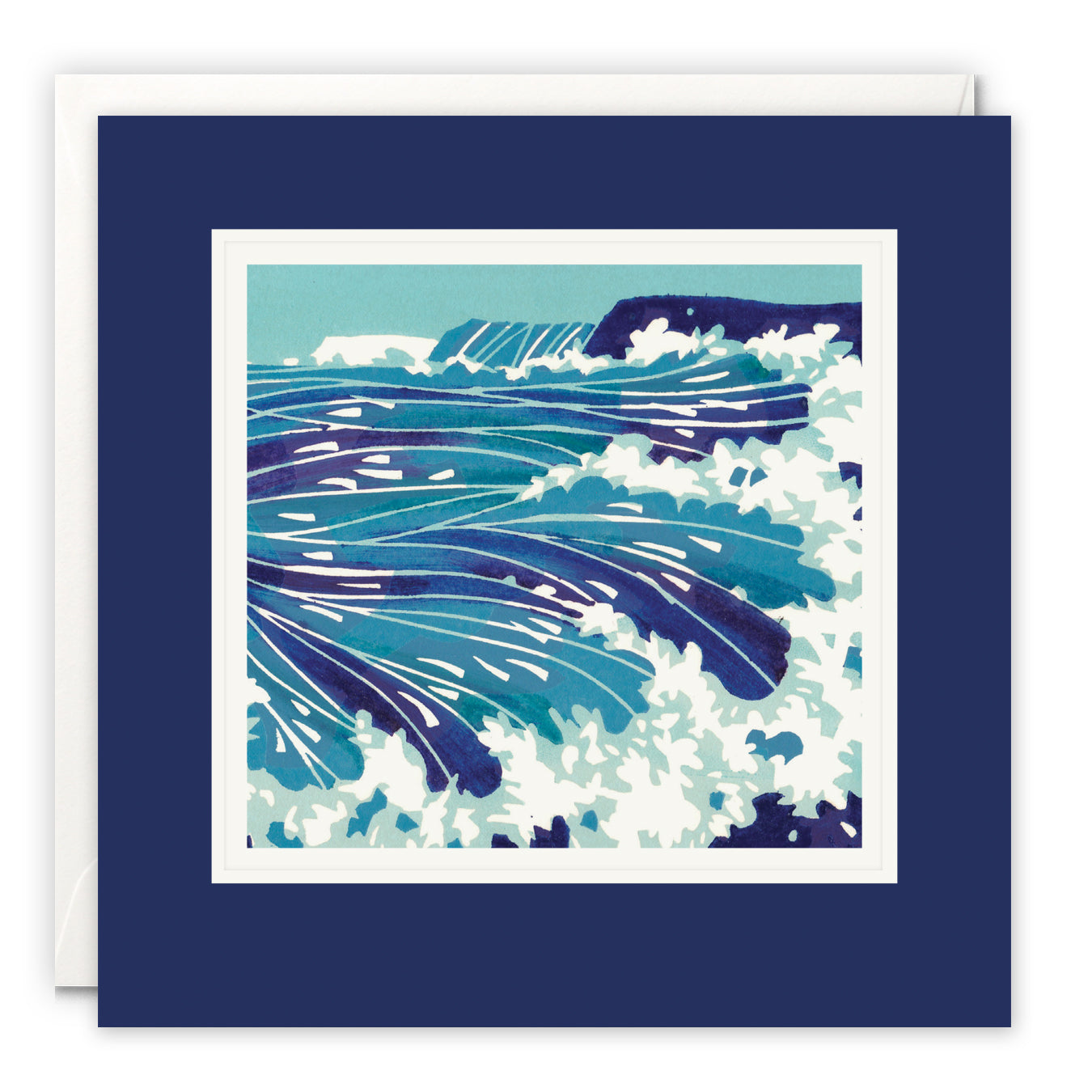 Ocean Break Paintworks Art Card from Penny Black