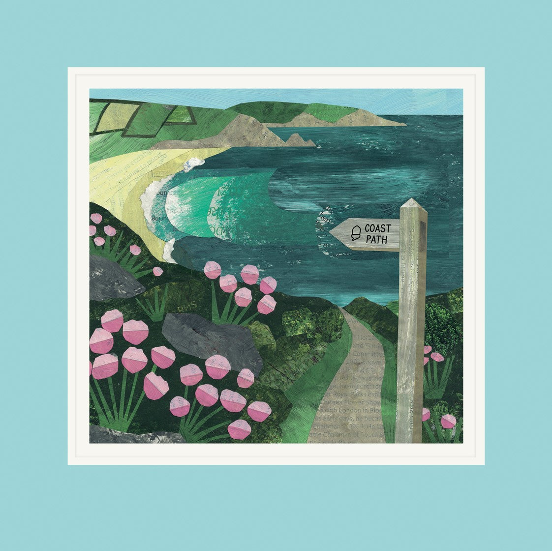 Coastal Path Art Card at Penny Black