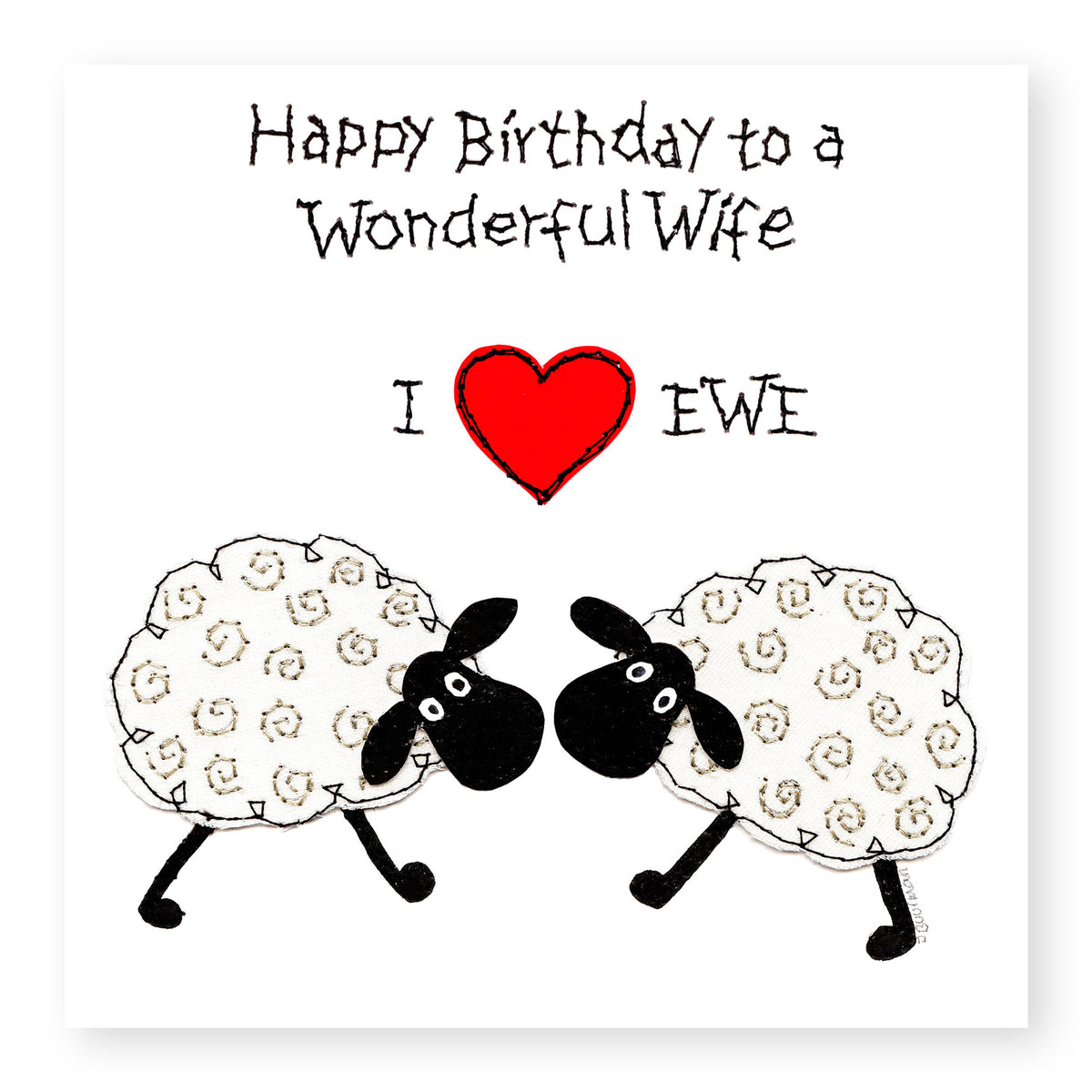 Love Ewe Wonderful Wife Birthday Card from Penny Black