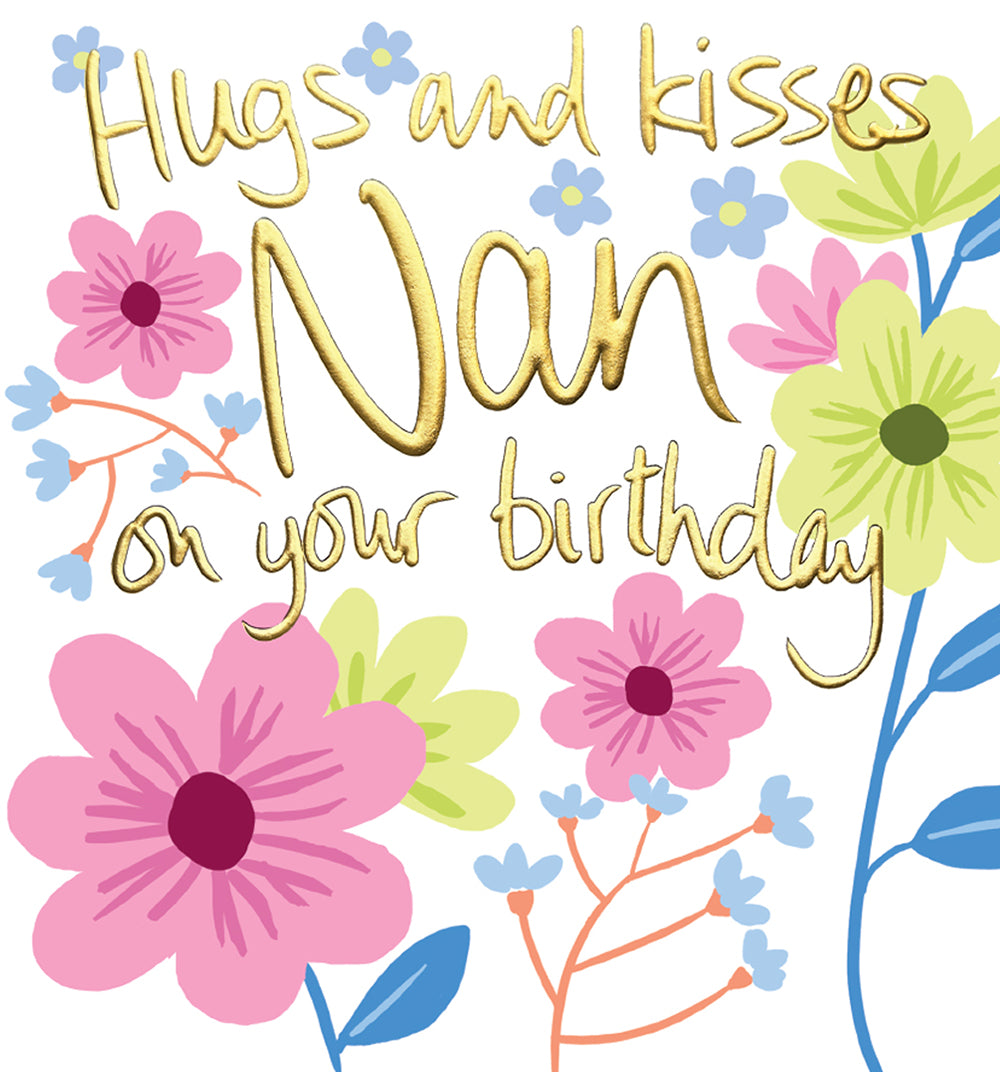 Nan Hugs & Kisses Birthday Card at Penny Black