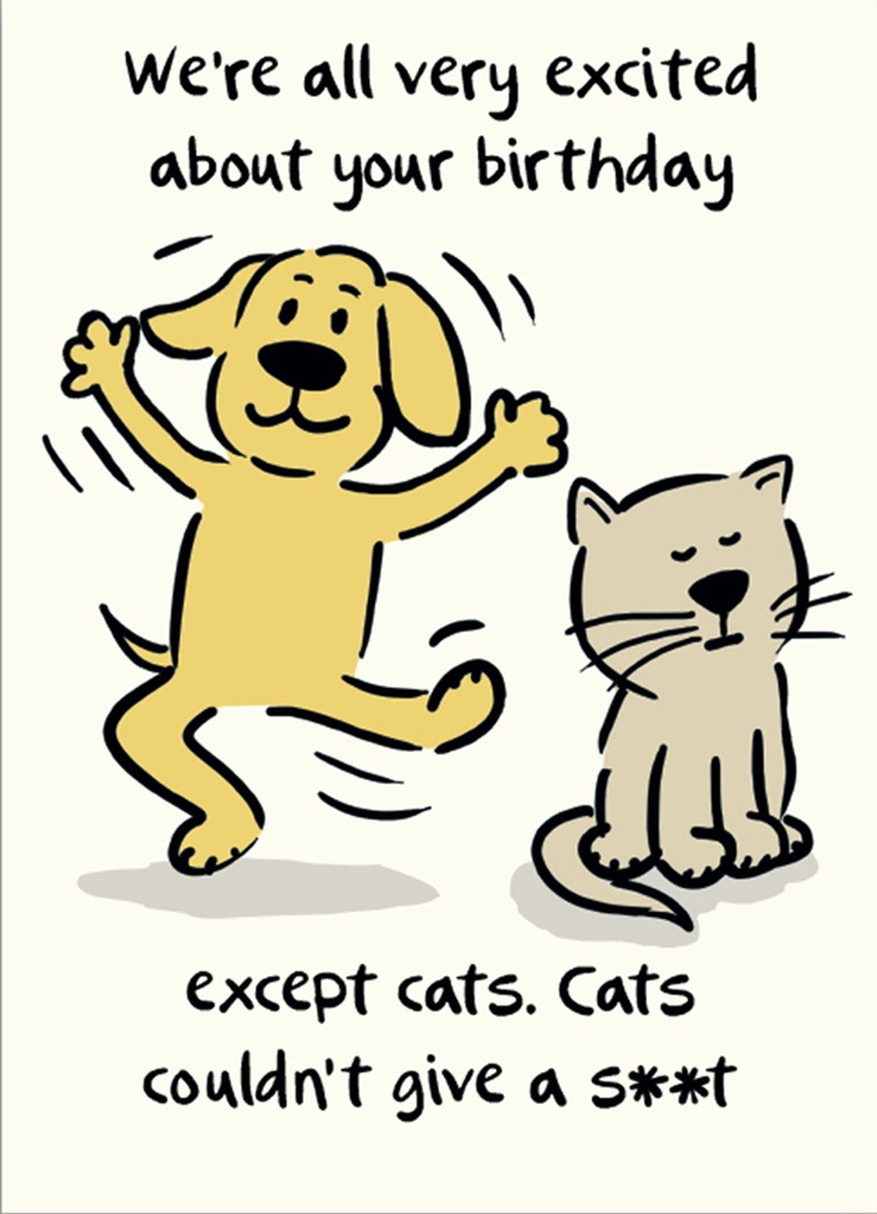Very Excited Pets Birthday Card from Penny Black