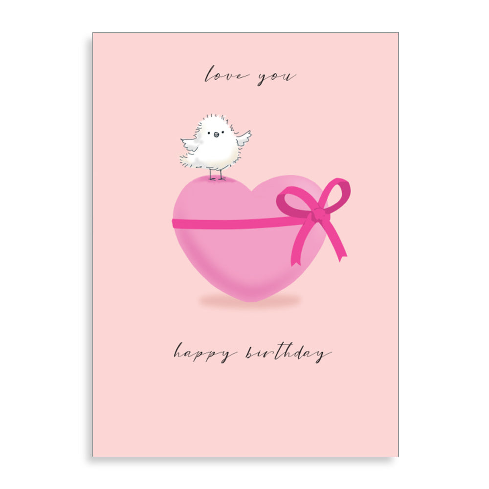 Little Chick Big Heart Love You Happy Birthday Card from Penny Black