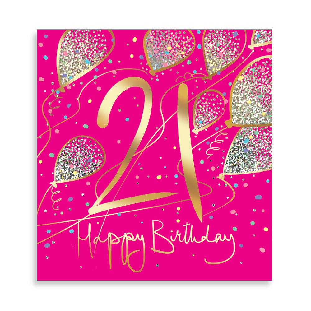 21 Sparkle Bomb Birthday Card from Penny Black