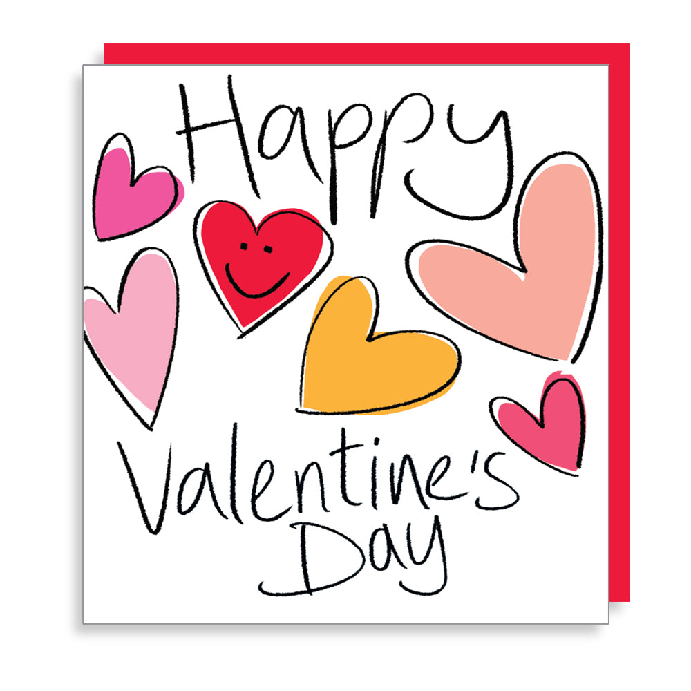 Heart Sketch Valentine Card by penny black