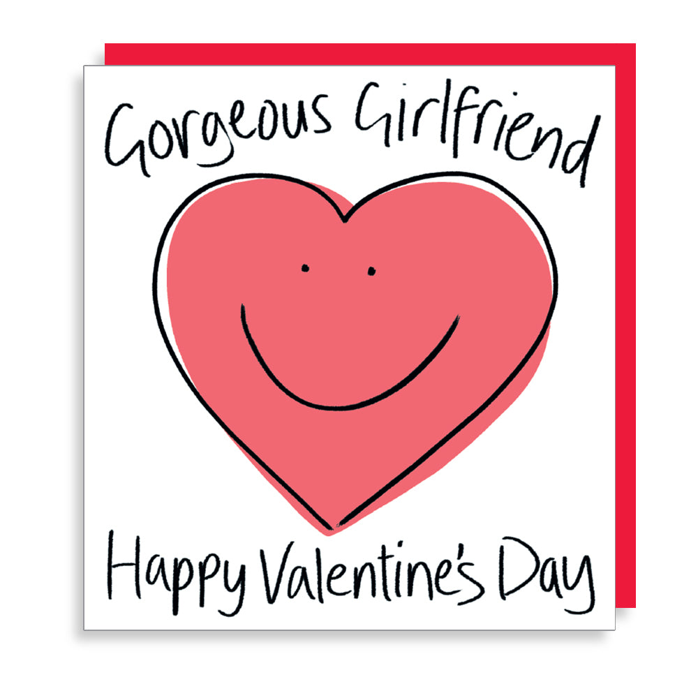 Red Heart Gorgeous Girlfriend Valentine's Day Card By Penny Black