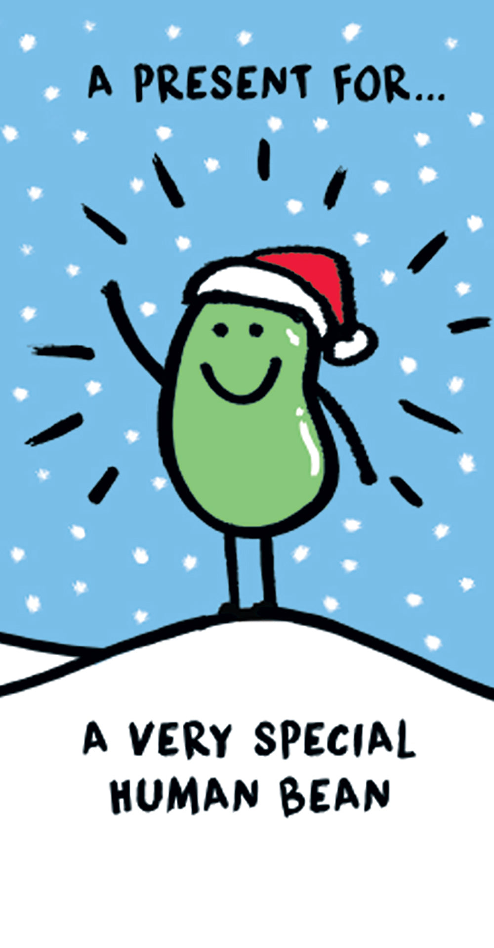 Present For Special Human Bean Christmas Money Wallet Card By Penny Black