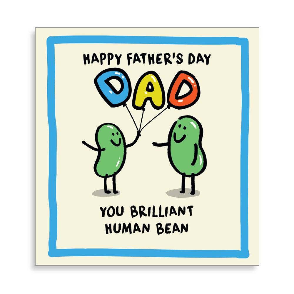 Brillian Human Bean Balloons Father's Day Card By Penny Black