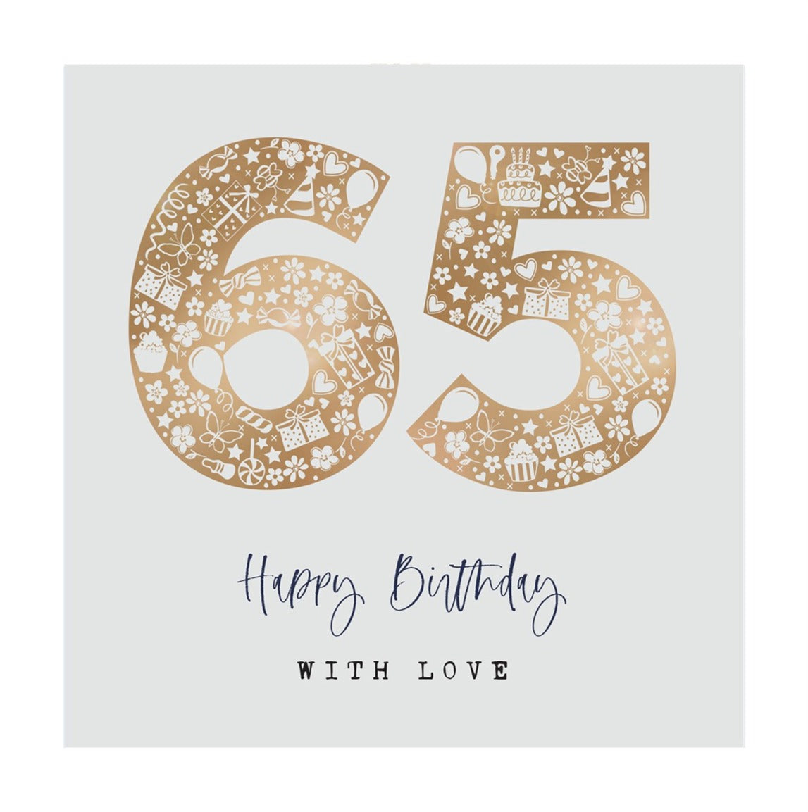 Golden 65 With Love Birthday Card from Penny Black