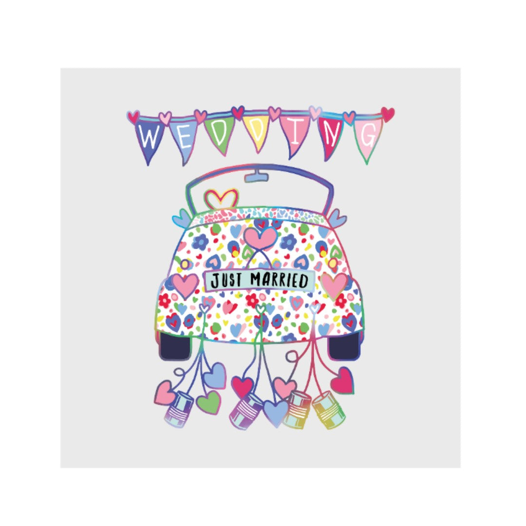 Into the Rainbow Sunset Wedding Card from Penny Black