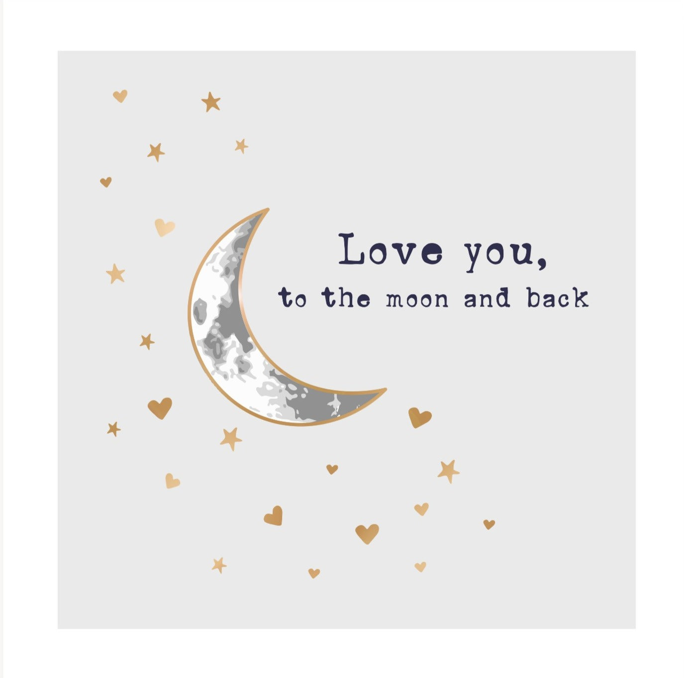 Pretty Lilly Love You To The Moon & Back Card from Penny Black