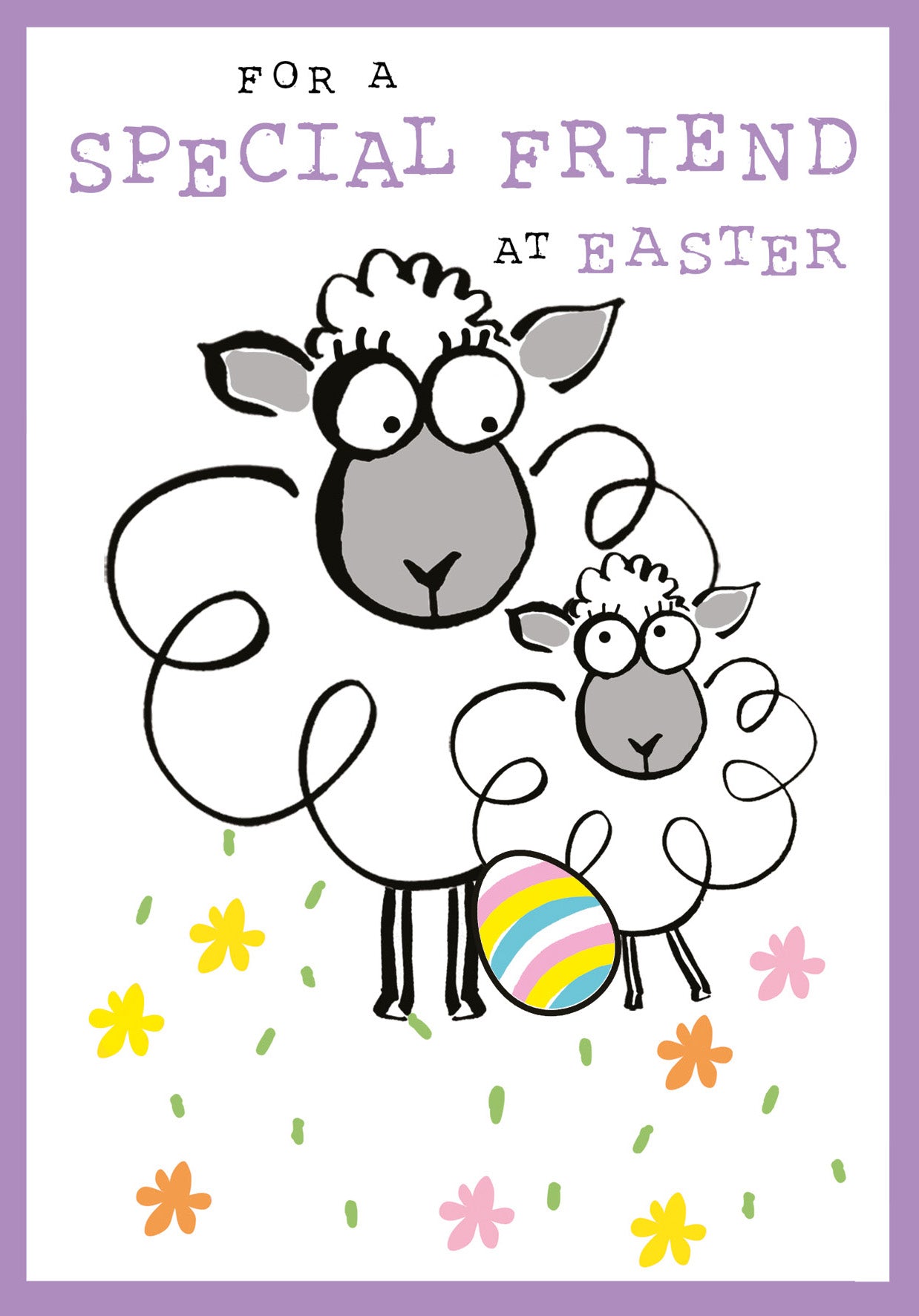 Special Friend Flock Easter Card by penny black