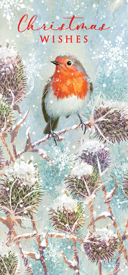 Robin Christmas Wishes Voucher Wallet by penny black