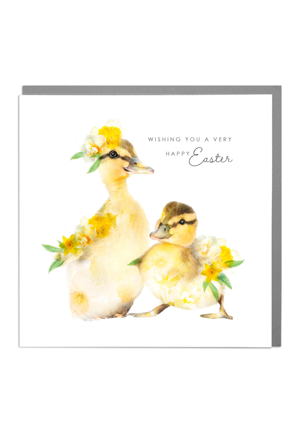 Floral Duckings Photographic Easter Card by penny black