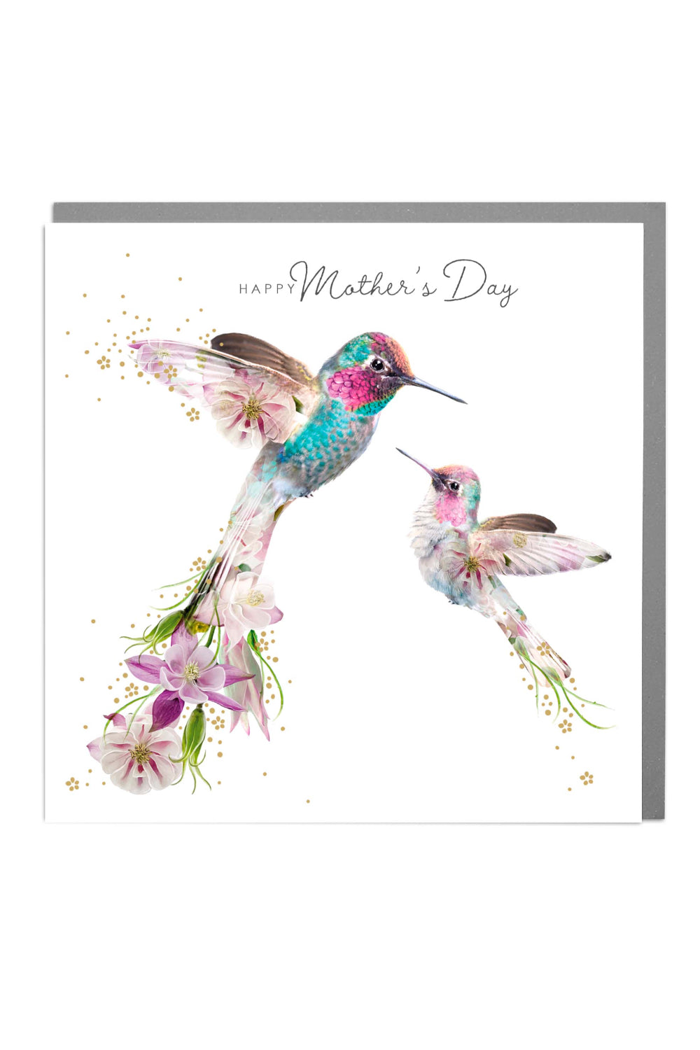 Hummingbirds Wildlife Botanical Mother&#39;s Day Card by penny black