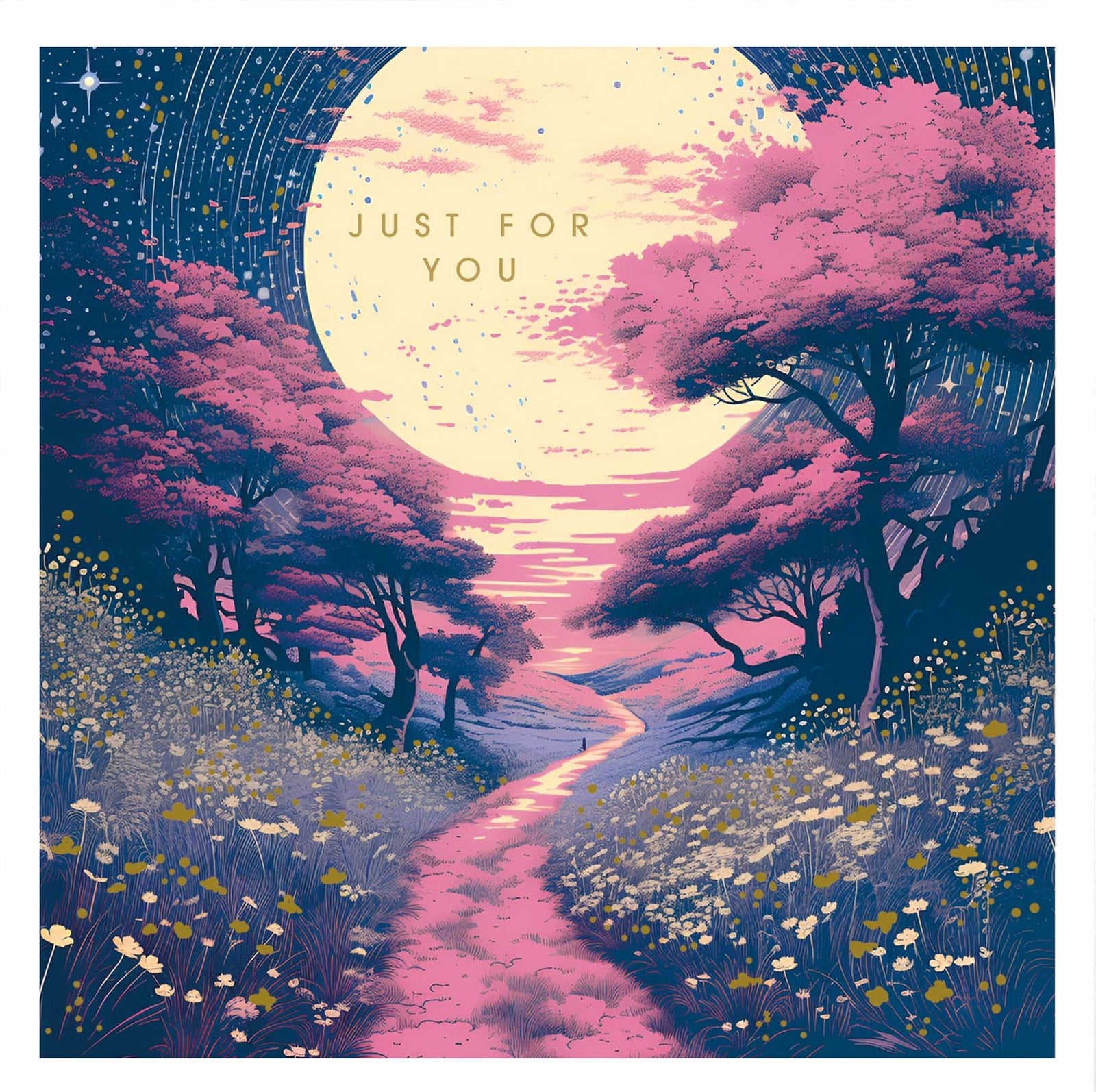 Moonlit Pathway Just For You Card at Penny Black