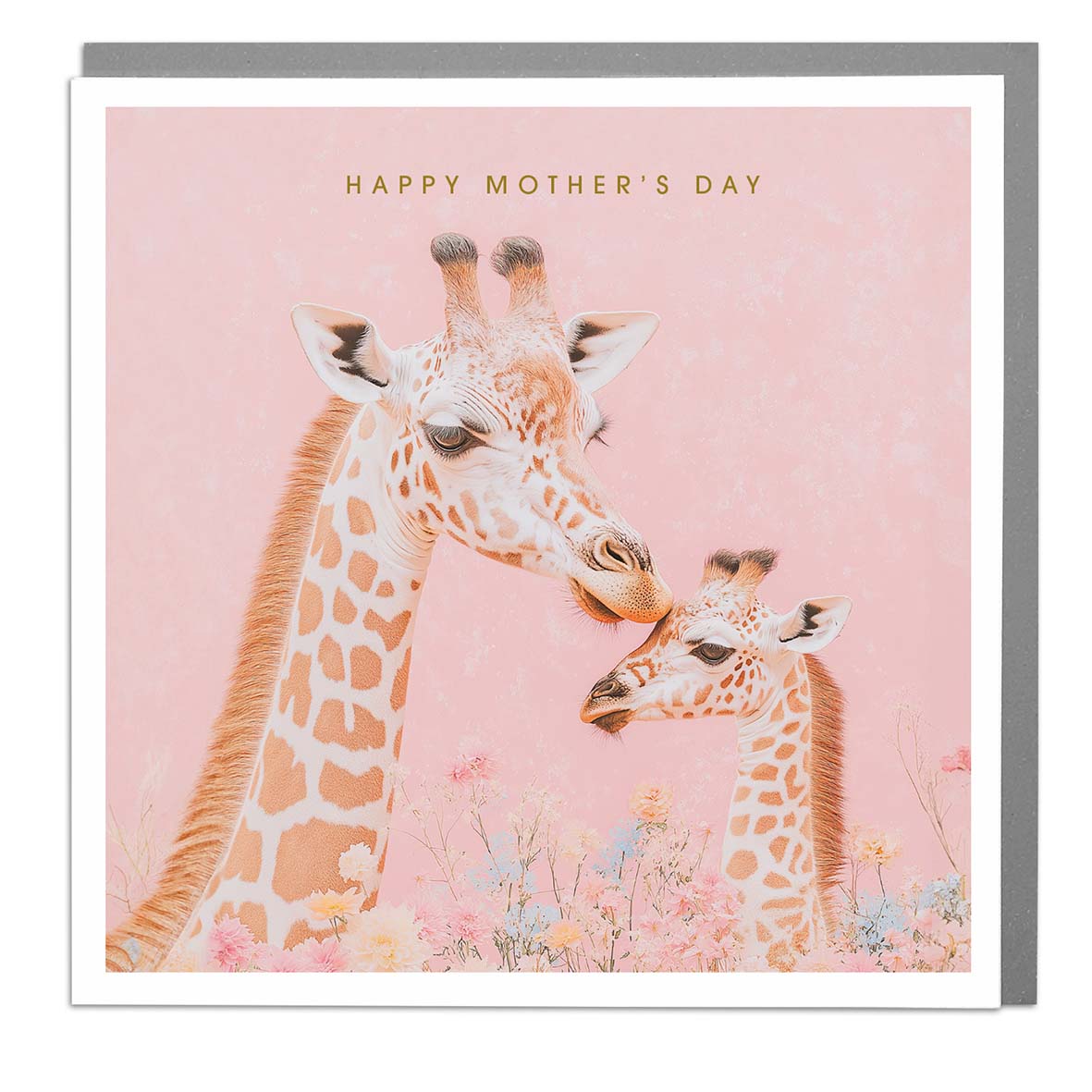 Giraffe Mum & Child Mother's Day Card By Penny Black
