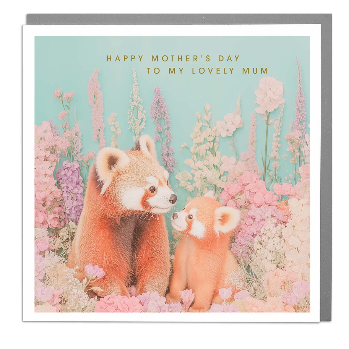 Red Panda Mum & Child Mother's Day Card By Penny Black