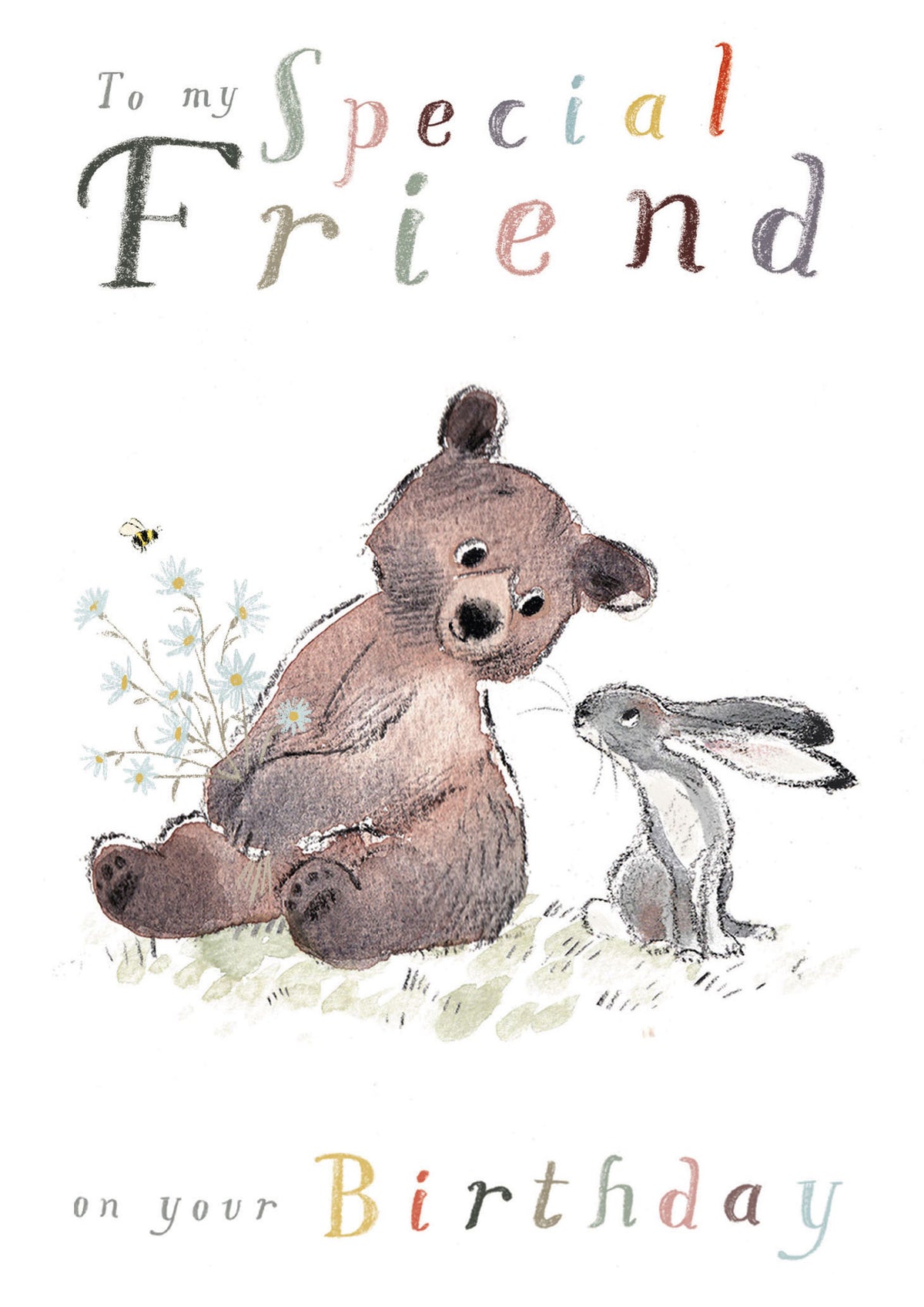 The Bear & The Hare Special Friend Birthday Card from Penny Black