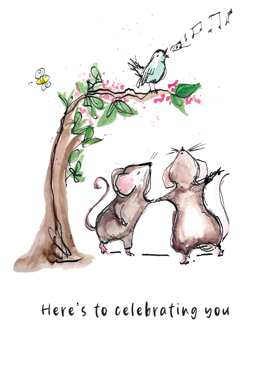 Dancing Mice Celebrating You Birthday Card from Penny Black