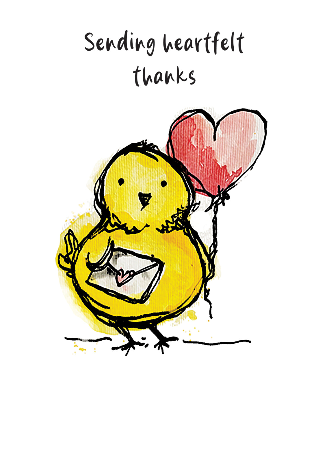 Little Chick Heartfelt Thank You Card from Penny Black