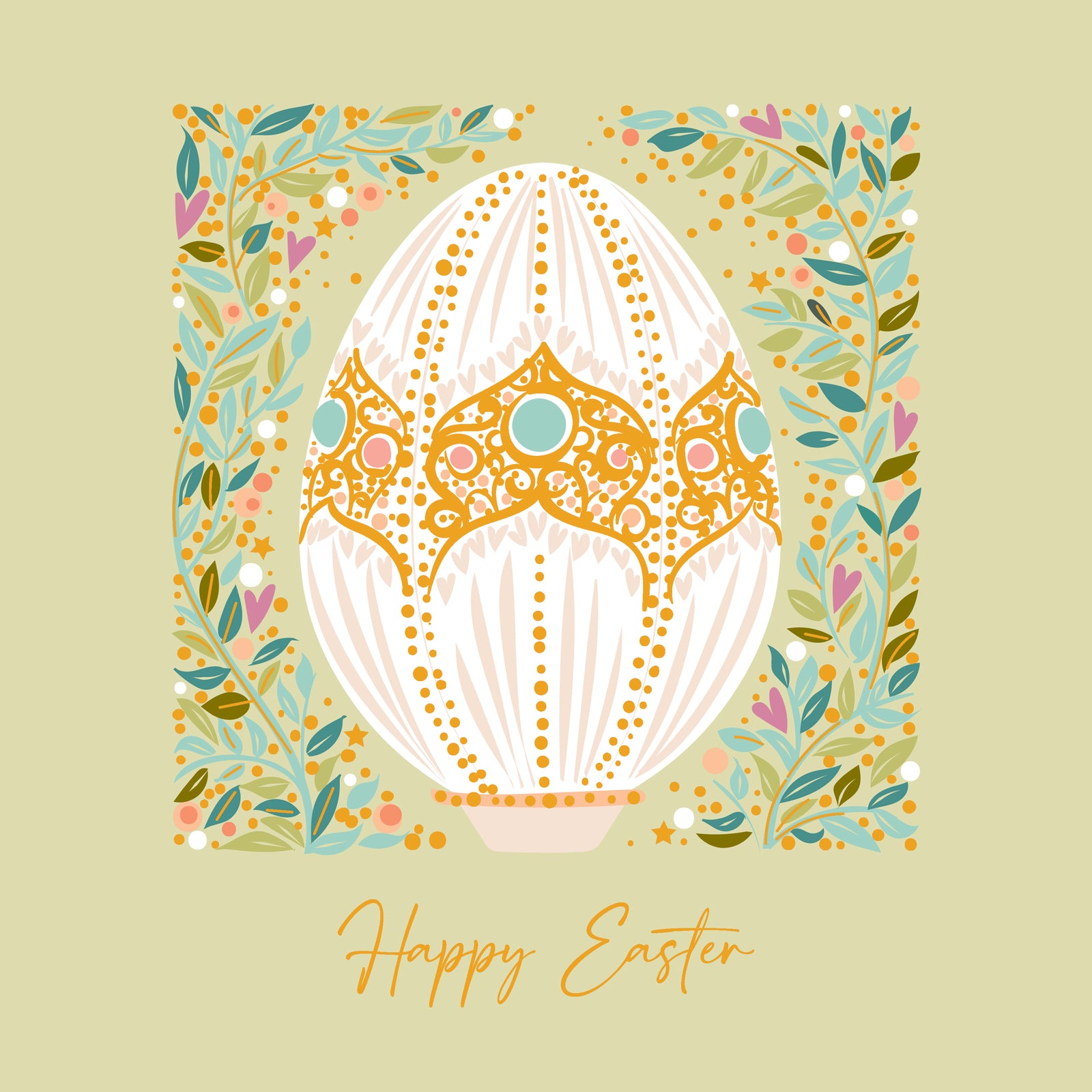 Faberge Easter Egg Card by penny black