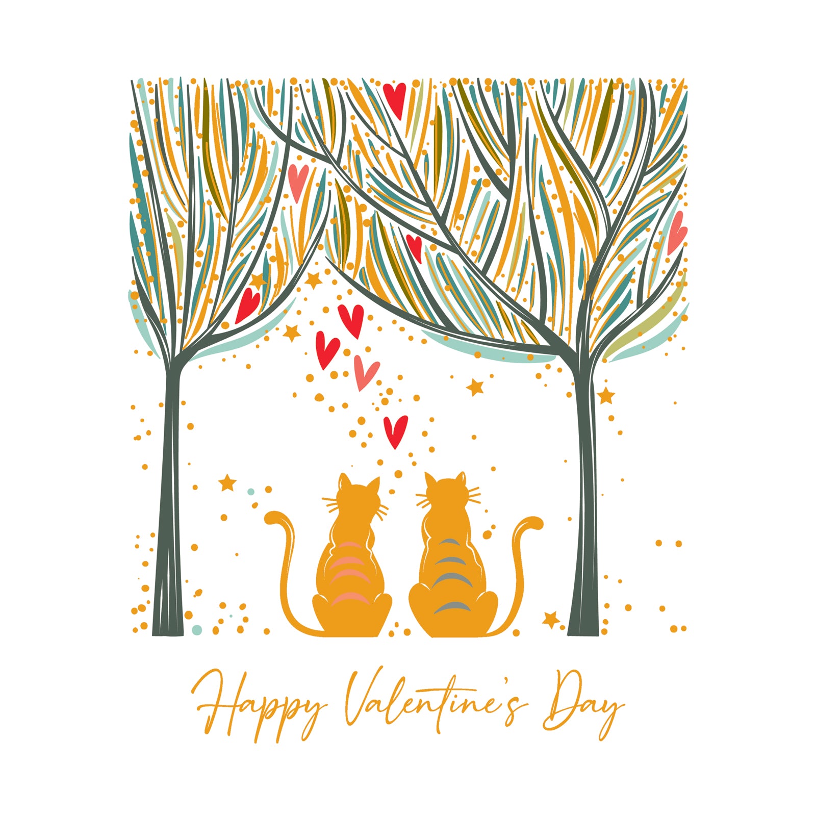 Cat Couple Cute Valentine's Day Card By Penny Black