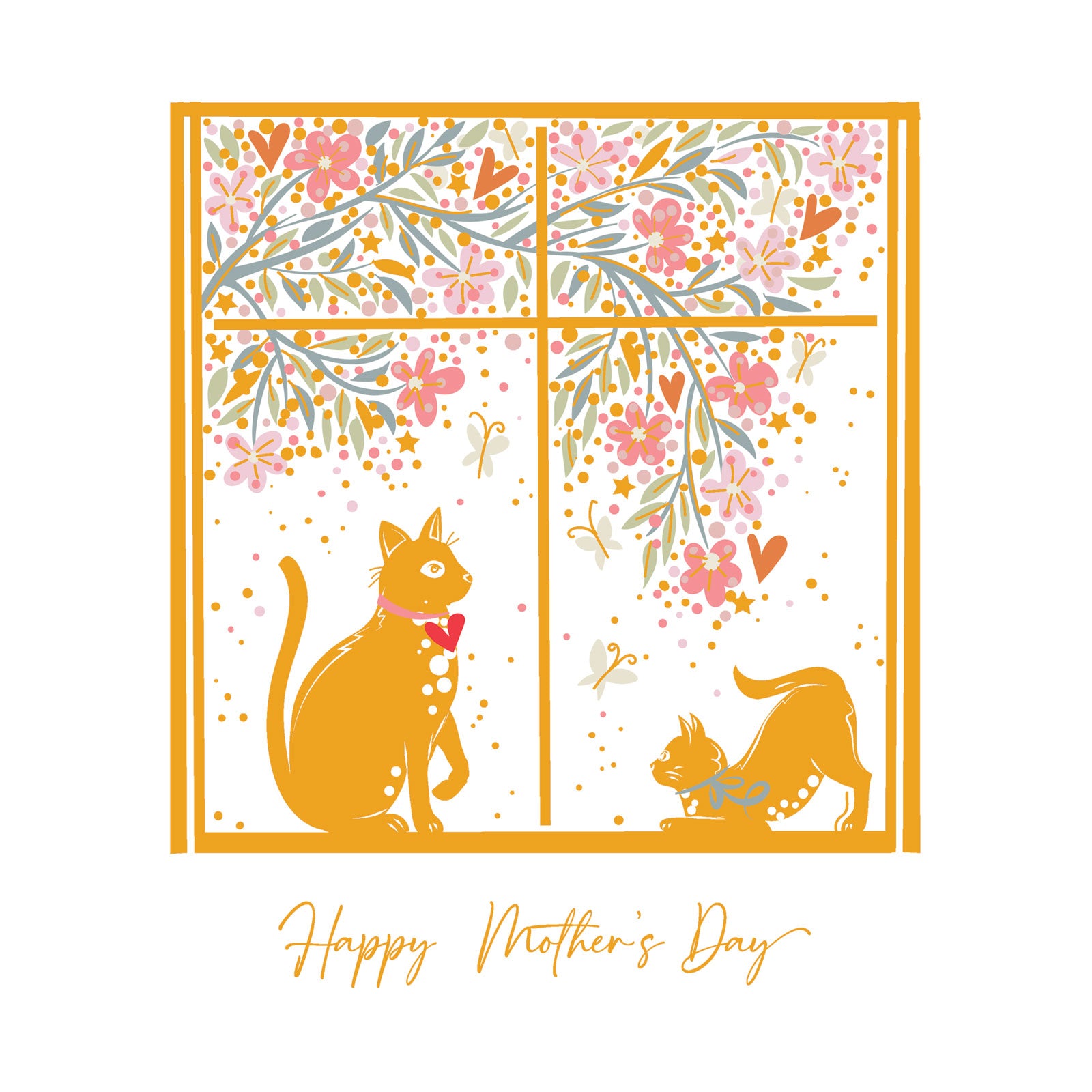 Cats In The Window Mother's Day Card by Penny Black