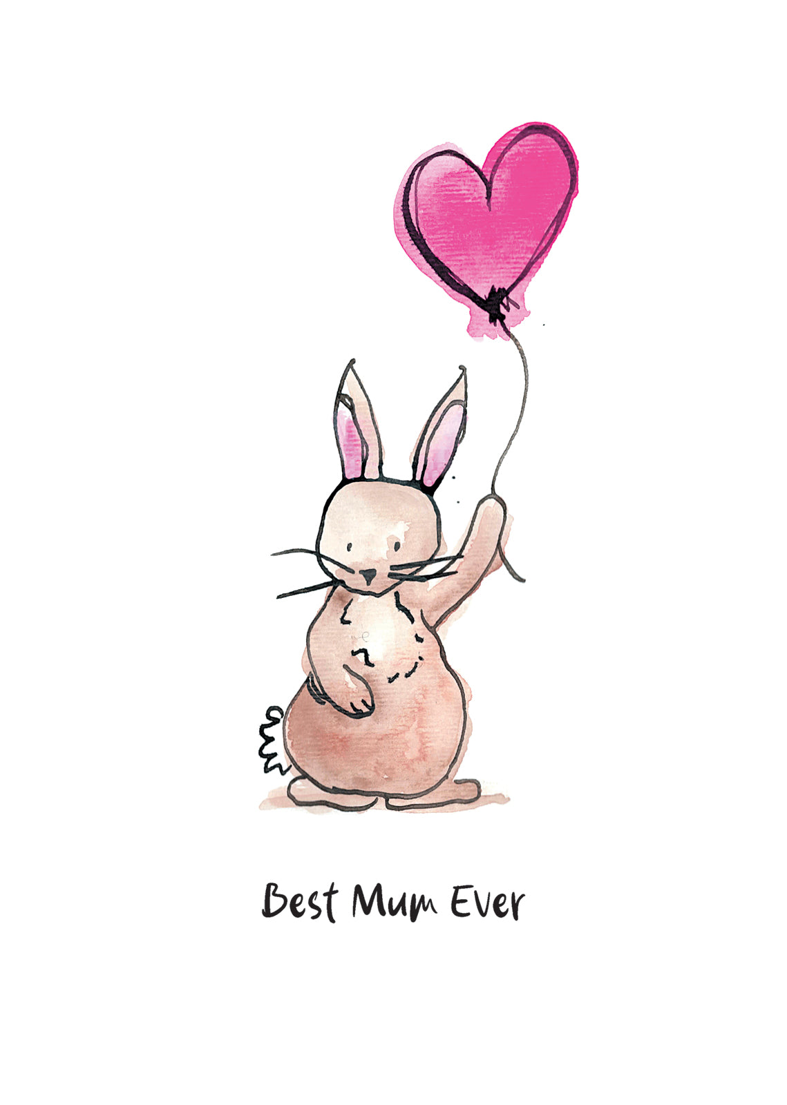 Best Mum Ever Bunny Mother's Day Card By Penny Black