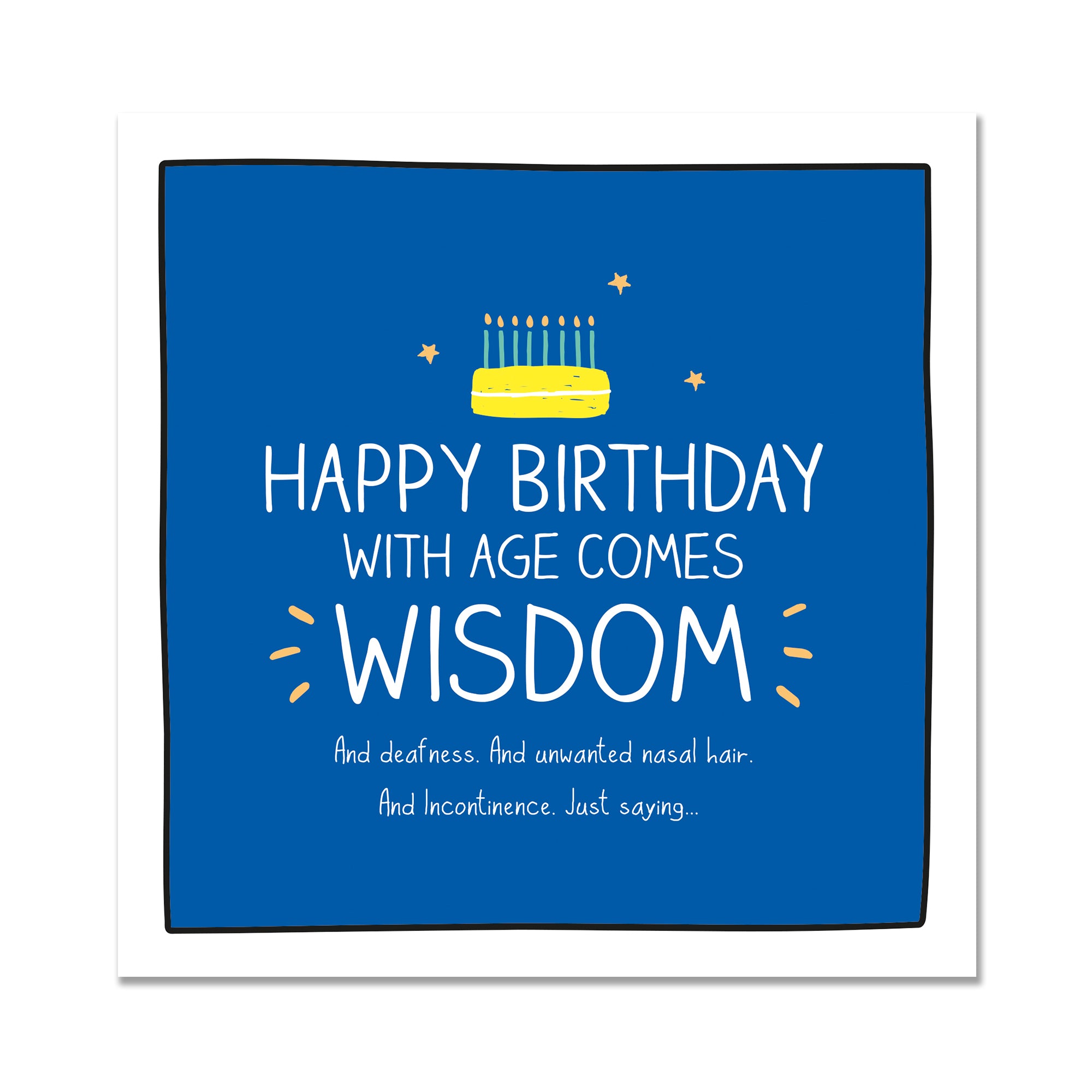 With Age Comes Funny Birthday Card from Penny Black