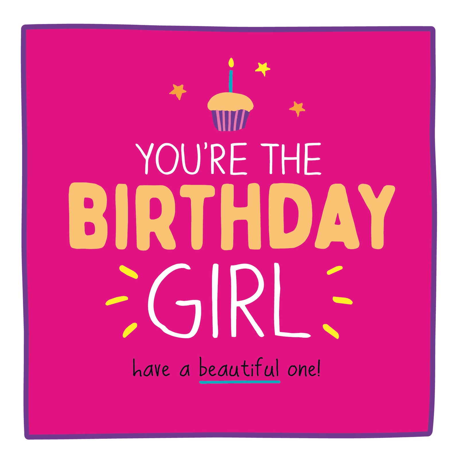 Birthday Girl Beautiful One Card by penny black