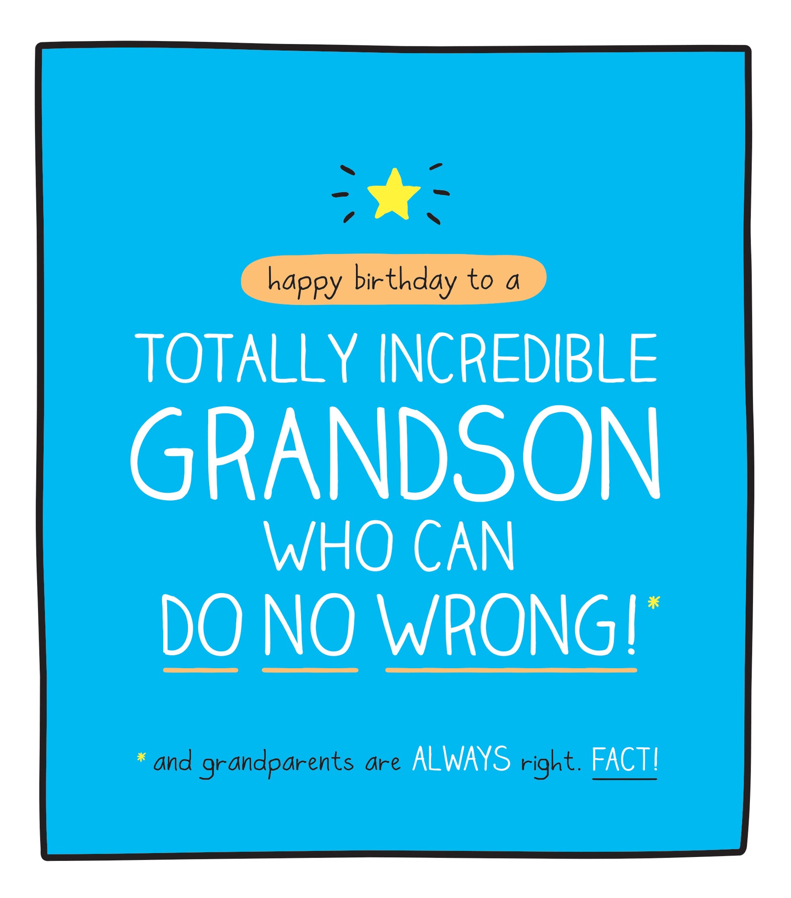 Totally Incredible Grandson Birthday Card at Penny Black