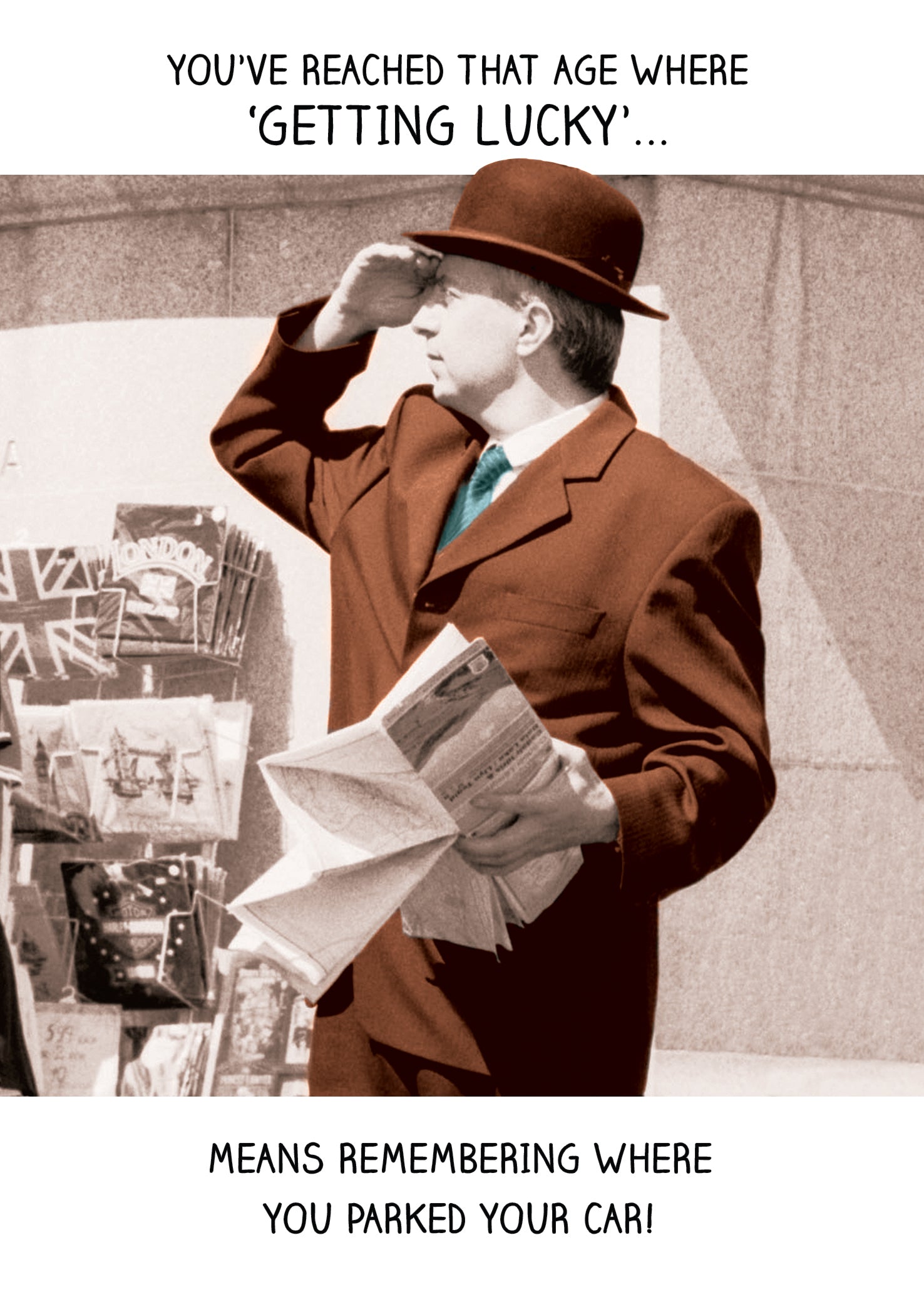 Remembering Parked Car Funny Card from Penny Black