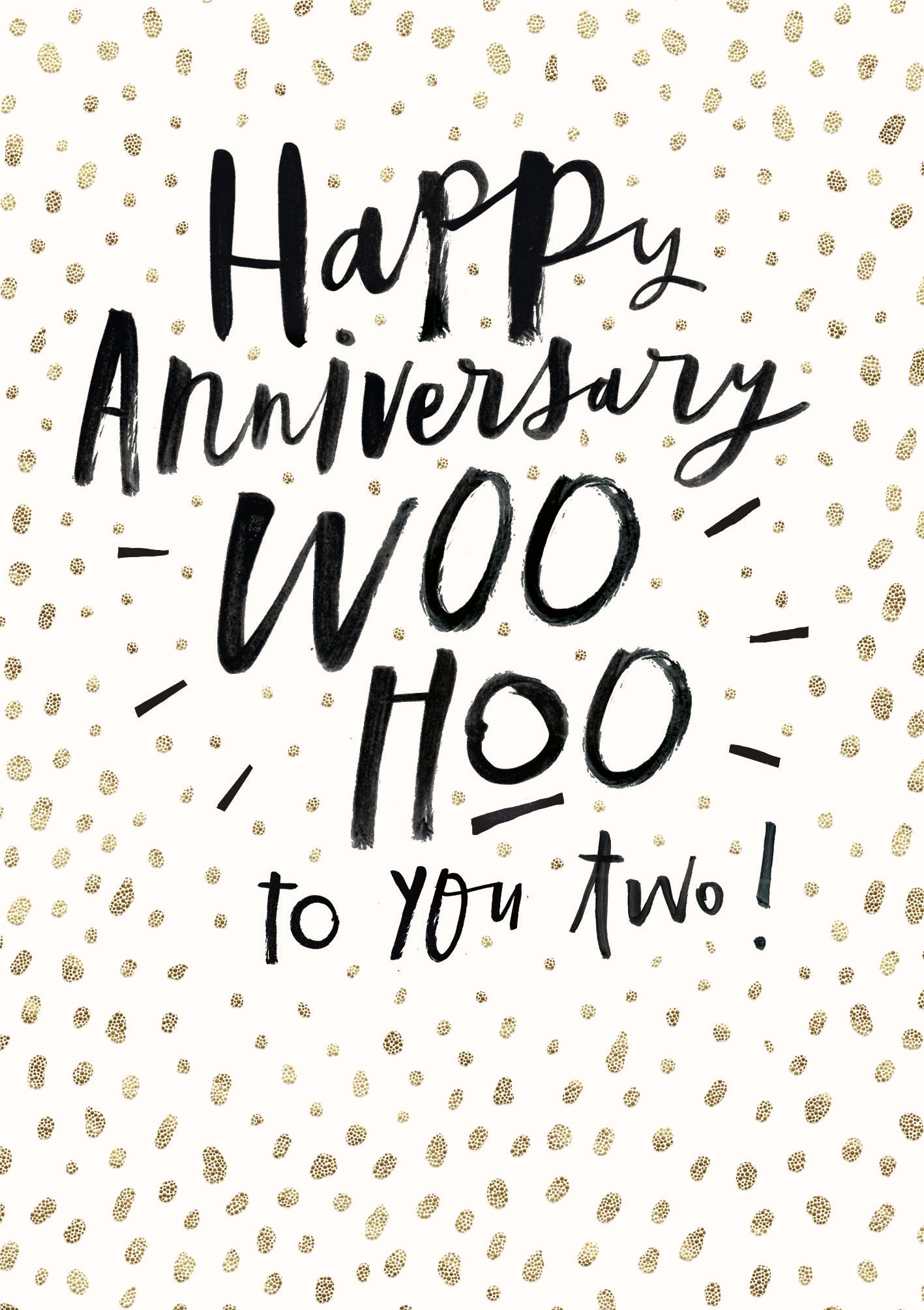 Woo Hoo To You Two! Anniversary Card at Penny Black